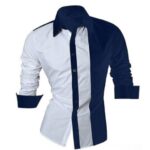Camisa Social Slim Manga Longa Estilo Londres